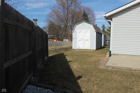 Yard at 6376 Village Oak Court, Indianapolis, IN