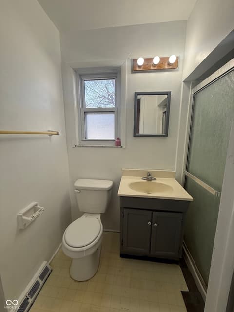 Bathroom at 8101 Hi Vu Drive, Indianapolis, IN