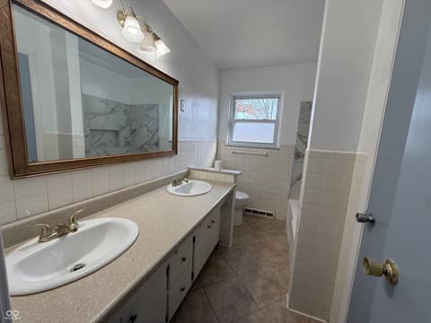 Bathroom at 8101 Hi Vu Drive, Indianapolis, IN