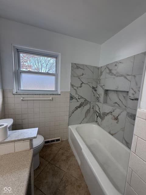 Bathroom at 8101 Hi Vu Drive, Indianapolis, IN