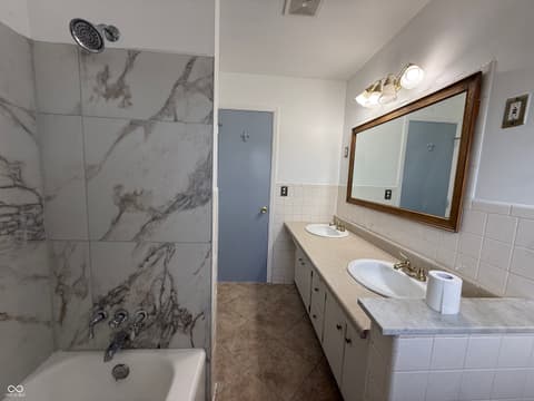 Bathroom at 8101 Hi Vu Drive, Indianapolis, IN
