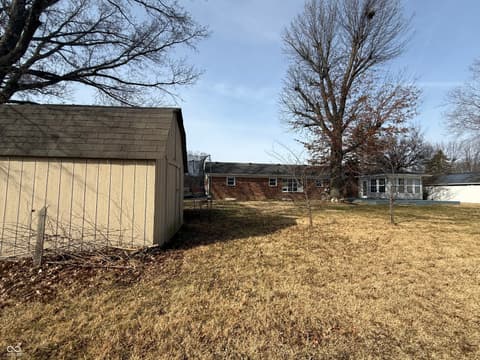 Yard at 8101 Hi Vu Drive, Indianapolis, IN