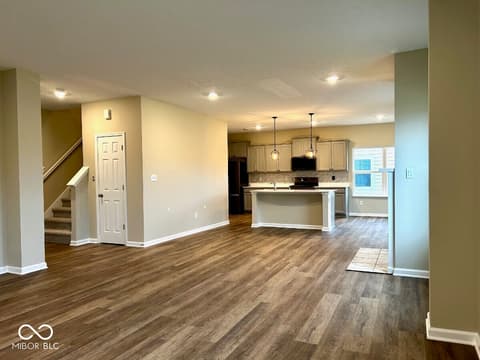 Family room at 9789 Mystic Sun Court, Fishers, IN