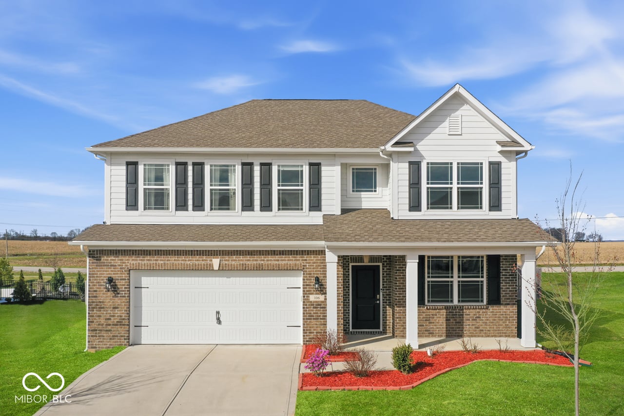 Front exterior at 106 Sedona Drive, Bargersville, IN
