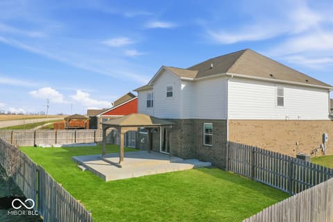 Backyard at 106 Sedona Drive, Bargersville, IN