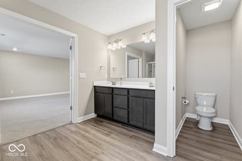 Bathroom at 106 Sedona Drive, Bargersville, IN