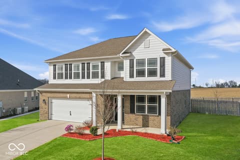 Front exterior at 106 Sedona Drive, Bargersville, IN