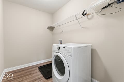 Laundry room at 106 Sedona Drive, Bargersville, IN