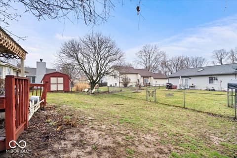 Yard at 881 Westridge North Drive, Noblesville, IN