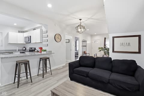 Living room at 1435 S Illinois Street, Indianapolis, IN