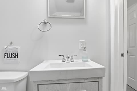 Bathroom at 1435 S Illinois Street, Indianapolis, IN