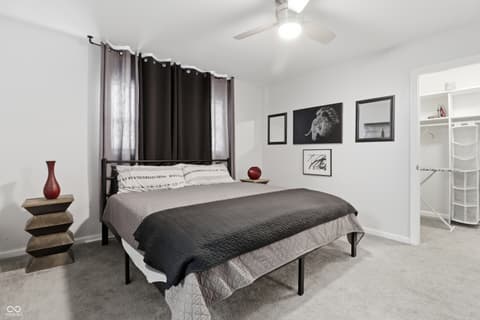 Bedroom at 1435 S Illinois Street, Indianapolis, IN