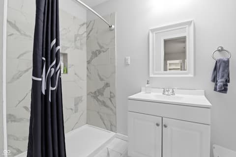Bathroom at 1435 S Illinois Street, Indianapolis, IN