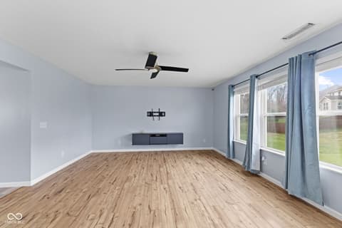 Living room at 5307 Misthaven Lane, Greenwood, IN