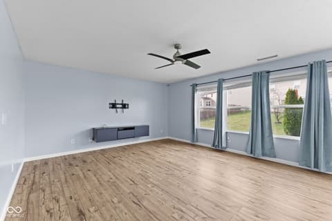 Living room at 5307 Misthaven Lane, Greenwood, IN