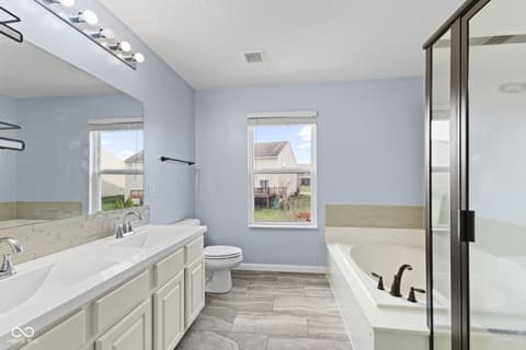 Bathroom at 5307 Misthaven Lane, Greenwood, IN