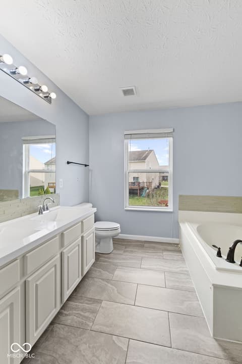 Bathroom at 5307 Misthaven Lane, Greenwood, IN