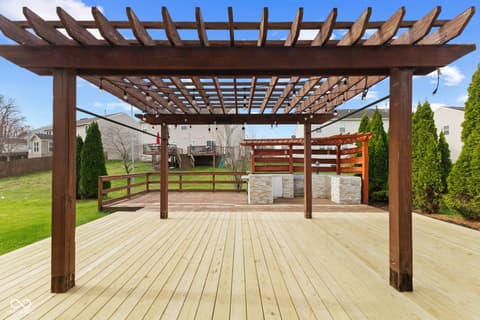 Outdoor living area at 5307 Misthaven Lane, Greenwood, IN