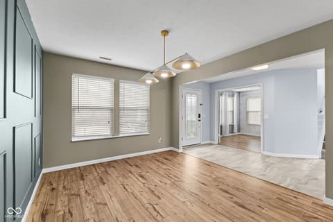 Dining room at 5307 Misthaven Lane, Greenwood, IN