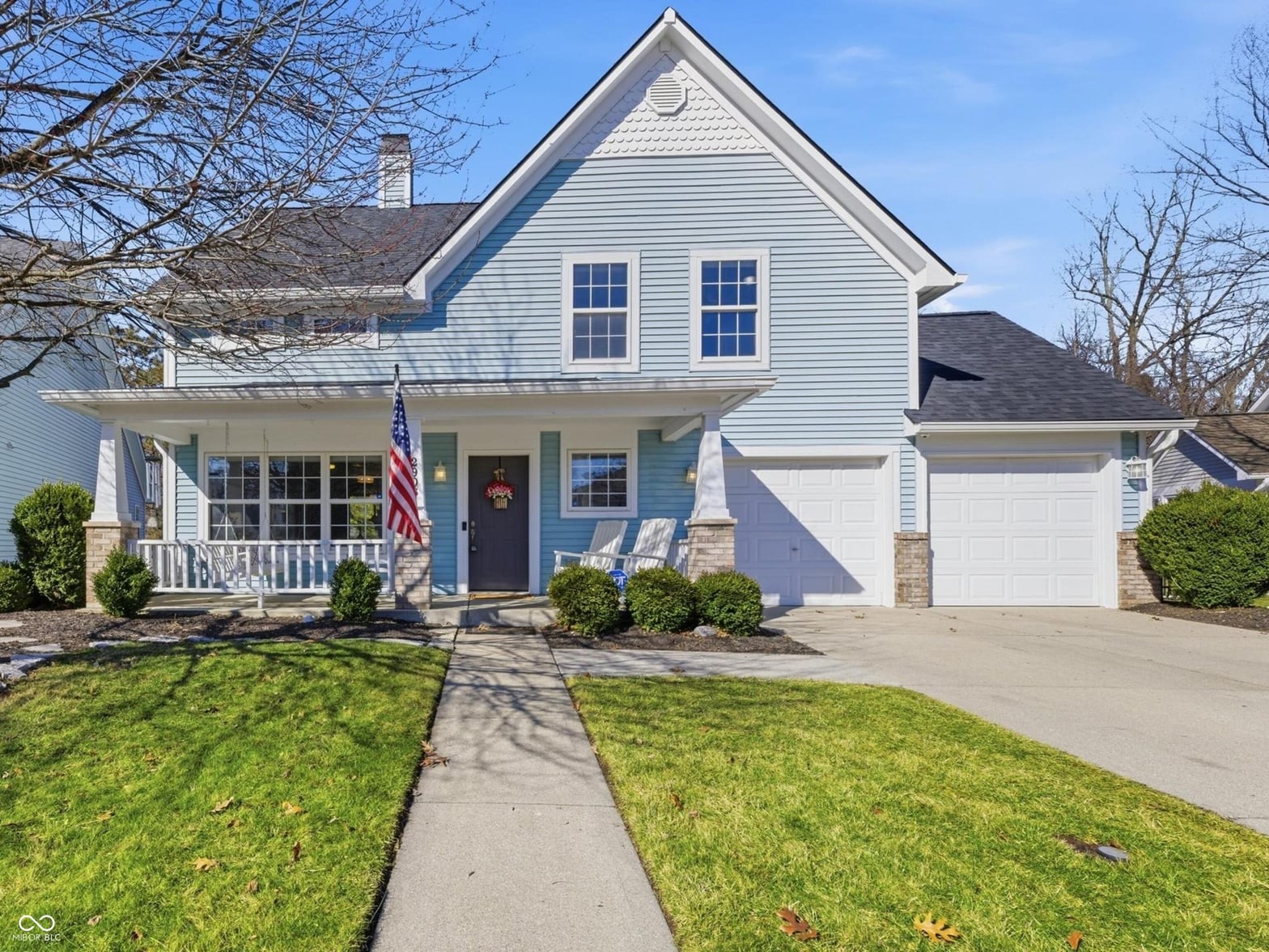 Front exterior at 2906 Brooks Bend Drive, Carmel, IN