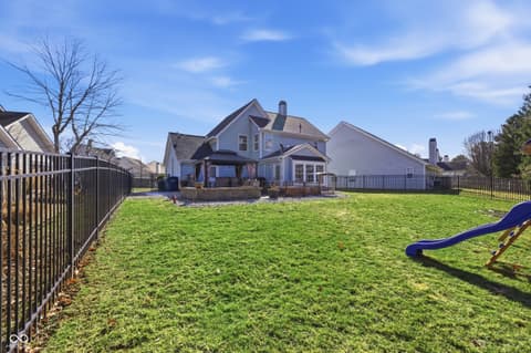 Backyard at 2906 Brooks Bend Drive, Carmel, IN