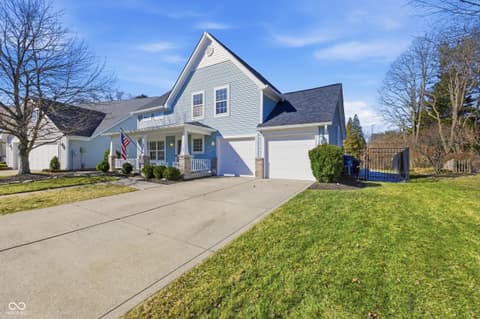 Front exterior at 2906 Brooks Bend Drive, Carmel, IN