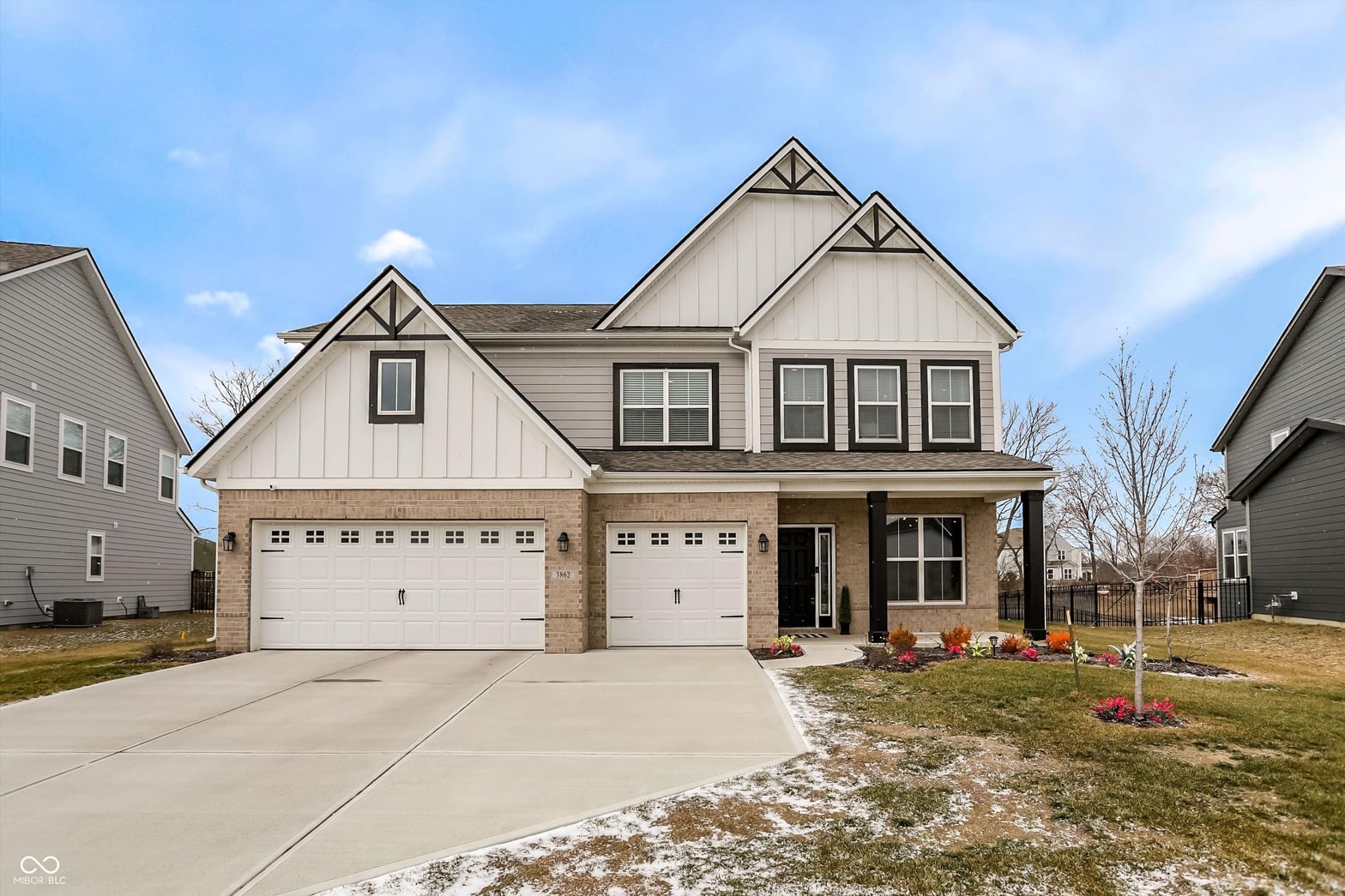 Front exterior at 3862 Saddle Club South Parkway, Bargersville, IN
