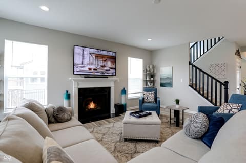 Living room at 3862 Saddle Club South Parkway, Bargersville, IN