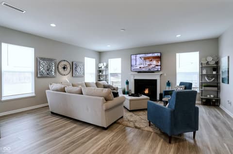 Living room at 3862 Saddle Club South Parkway, Bargersville, IN