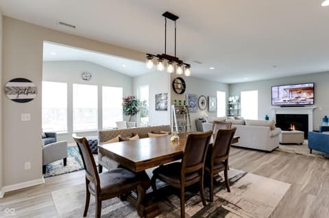 Dining room at 3862 Saddle Club South Parkway, Bargersville, IN