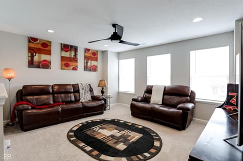 Living room at 3862 Saddle Club South Parkway, Bargersville, IN