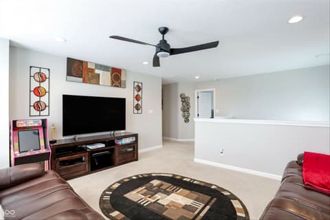 Living room at 3862 Saddle Club South Parkway, Bargersville, IN