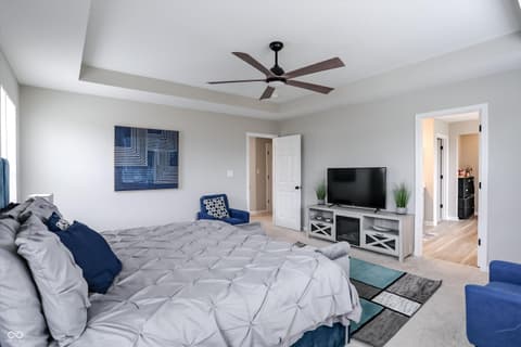 Bedroom at 3862 Saddle Club South Parkway, Bargersville, IN