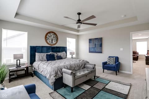 Bedroom at 3862 Saddle Club South Parkway, Bargersville, IN