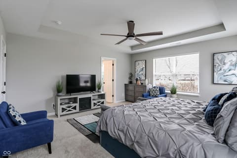 Bedroom at 3862 Saddle Club South Parkway, Bargersville, IN
