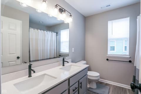 Bathroom at 3862 Saddle Club South Parkway, Bargersville, IN