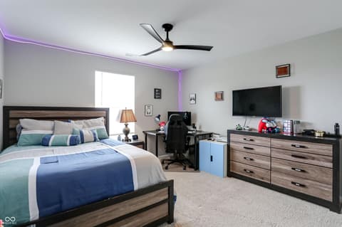 Bedroom at 3862 Saddle Club South Parkway, Bargersville, IN