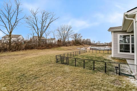 Yard at 3862 Saddle Club South Parkway, Bargersville, IN