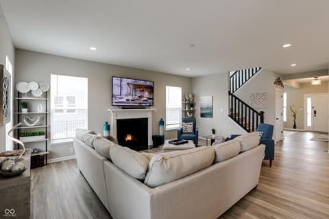 Living room at 3862 Saddle Club South Parkway, Bargersville, IN
