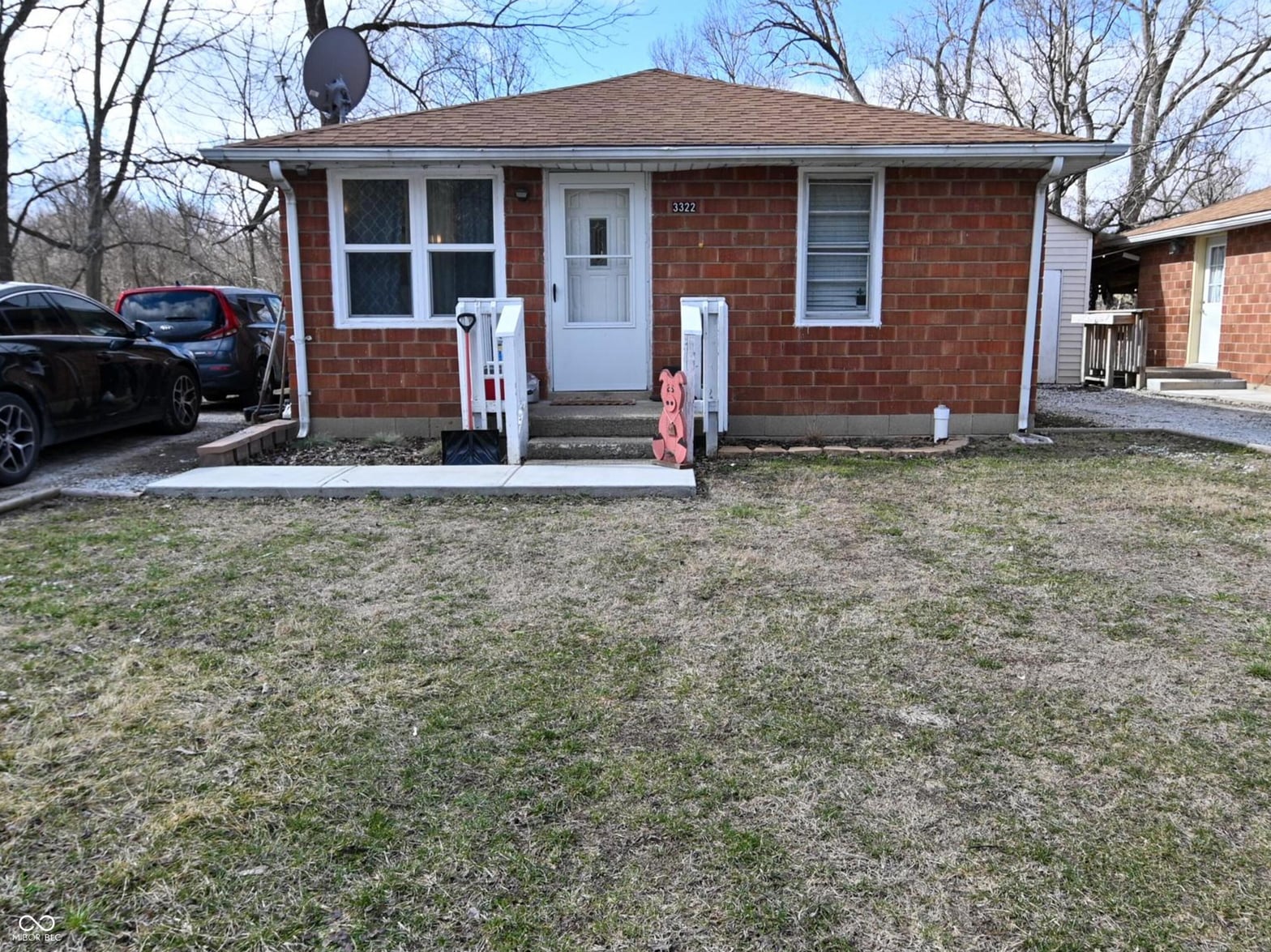 Front exterior at 3322 E Centenary Road, Mooresville, IN