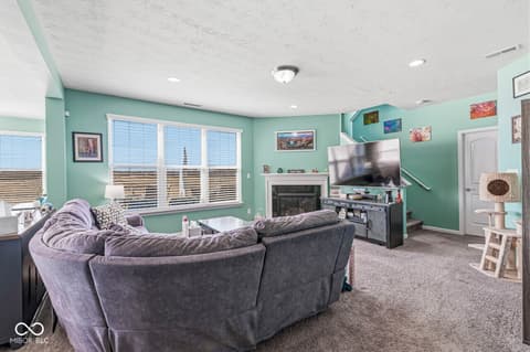Living room at 7958 Apalachee Drive, Indianapolis, IN