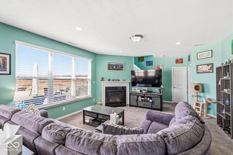 Living room at 7958 Apalachee Drive, Indianapolis, IN
