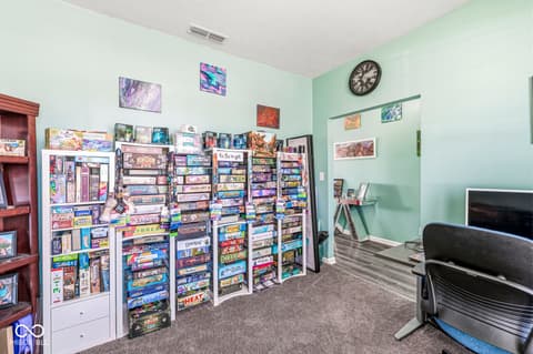 Home office at 7958 Apalachee Drive, Indianapolis, IN