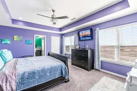 Primary bedroom at 7958 Apalachee Drive, Indianapolis, IN