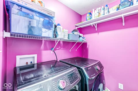 Laundry room at 7958 Apalachee Drive, Indianapolis, IN