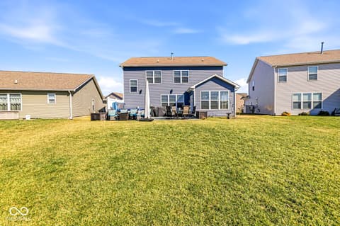 Backyard at 7958 Apalachee Drive, Indianapolis, IN