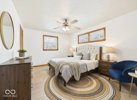Bedroom at 719 Rainbow Boulevard, Anderson, IN