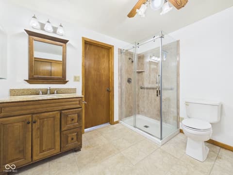 Bathroom at 719 Rainbow Boulevard, Anderson, IN