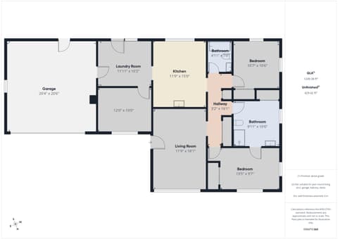 Floor Plan — 719 Rainbow Boulevard, Anderson, IN