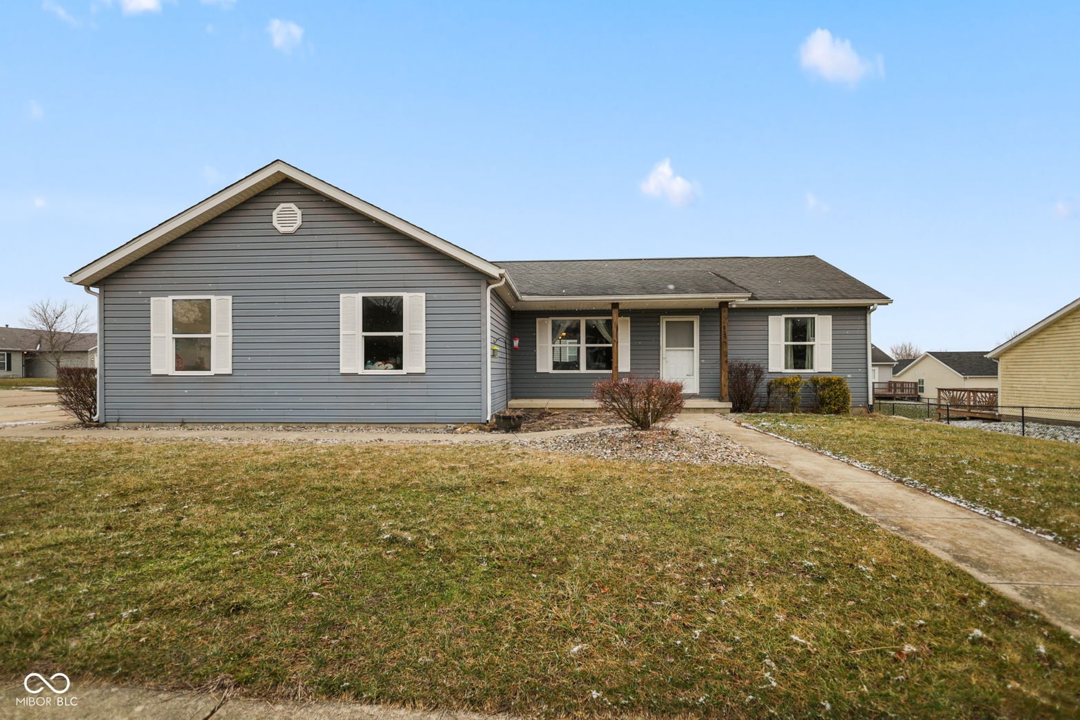 Front exterior at 7295 S Marshall Drive, Nineveh, IN